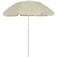 Syfax Sombrilla de playa amarillo arena 300 cm