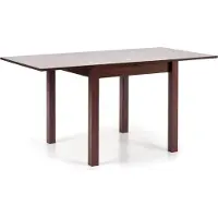 Halmar Mesa de comedor Gracjan, 80x76x80 cm, extensible para 4 personas, mesa para comedor, color nogal