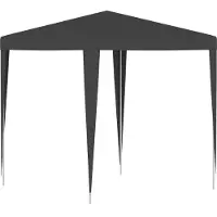Syfax Carpa para celebraciones profesional gris antracita 2x2 m