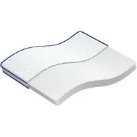 Syfax Colchón de espuma viscoelástica blanco 140x190x17 cm suave