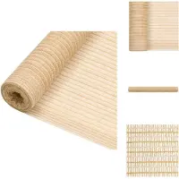vidaXL Panel para valla, color beige, 1,8 x 50 metros, HDPE, 195 g/m² - Toldos y protección solar
