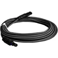Doktorvolt Cable solar de 50 metros, cable de extensión de 4 mm² con conectores solares MC4, color