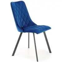 Halmar Silla de comedor K450 - granate/negro