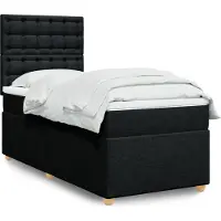 Prolenta Maison Exclusive - Base de cama con somier y colchón, color , 80 x 200 cm, tejido