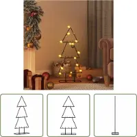 The Living Store El adorno navideño para árbol de metal de "", color , 60 cm