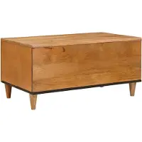 Syfax Mesa de centro Marrón Claro 80 x 54 x 40 cm