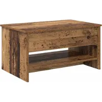 Syfax Mesa de Café Madera envejecida 80 x 50,5 x 41,5 cm