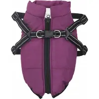 vidaXL Mantel para perros, color lila, de forro polar y poliéster
