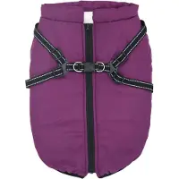 vidaXL Mantel para perros, color lila, tejido de forro polar y poliéster