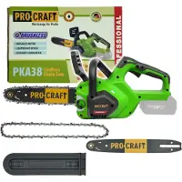 Procraft Motosierra a batería PKA38 20 V 304 mm Brushless Solo - sin batería, sin cargador