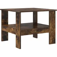 Syfax Mesa de Café Roble ahumado 57 x 55 x 45 cm Madera de ingeniería