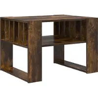 Syfax Mesa de Café Roble ahumado 66 x 49,5 x 45 cm