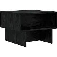 Syfax Mesa de Café Roble Negro 48 x 46 x 35 cm Madera de ingeniería
