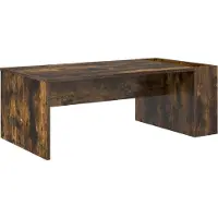 Syfax Mesa de Café Roble ahumado 95 x 50 x 34 cm Madera de ingeniería