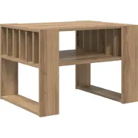 Syfax Mesa de Café Roble artisan 66 x 49,5 x 45 cm