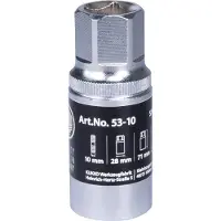 Werkzeyt Llave para tornillos de , compatible con tornillos de 12 mm de diámetro, cuerpo de 28 mm de diámetro y longitud total de 75 mm