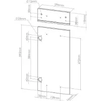 Vicco Frente de cocina R-Line Roble dorado 29.6 x 70.8 cm frente de mueble para mueble bajo con cajones, Model 39510