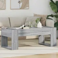 Prolenta Maison Exclusive - Mesa de centro Sonoma gris, 110 x 50 x 41 cm, fabricada en material de madera