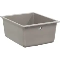 Syfax Lavabo 80% Cuarzo y 20% Resina 370 x 460 mm Gris