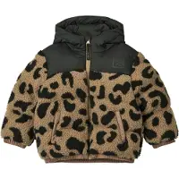 Liewood Chaqueta de invierno 'Niko' beige oscuro / verde oscuro / negro