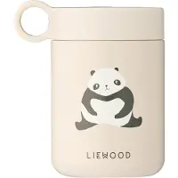 Liewood - Kid's Kiani Printed Food Jar - Conservación de alimentos size 350 ml, blanco/beige