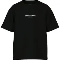 Name it Camiseta 'Brody' negro / blanco
