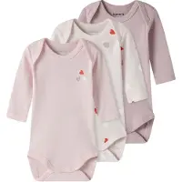 Name it Pijama entero/body rosa / altrosa / rosa pastel / rojo