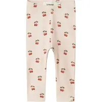 Lil´ Atelier Leggings 'NBFLAVO' oliva / rosa / rojo oscuro