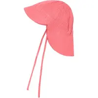Huttelihut - Kid's Summer Hat Muslin - Sombrero size 40 cm - 0-3 Months, fucsia