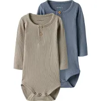 Name it Pijama entero/body 'NBMKab' camelo / azul paloma