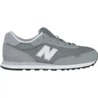 New Balance unisex para niños. GC515V1 Zapatillas 515 gris (35.5), Plano, Cordones, Casual, Mesh, moda infantil, outlet 2026.