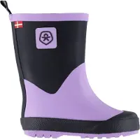 Color Kids Botas de lluvia lavanda / negro