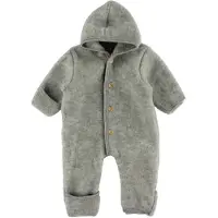 Engel - Baby Hooded Overall - Mono size 86/92, gris