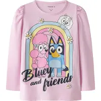Name it Camiseta 'NMFJESSIE BLUEY' azul / amarillo / rosa / rosa claro
