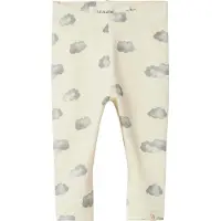 Lil´ Atelier Leggings 'NBNLayo' beige claro / gris / gris oscuro
