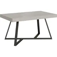 Ityhome - Mesa auxiliar extensible, 140/244 x 90 cm, modelo Booster, patas de mesa en color cachemira gris