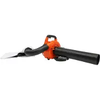 StarTech.com Soplador y aspiradora de hojas Benzin - Modelo EBV260 - Para soplar y aspirar - Arranque manual - Ligero, 6,5 kg - Mango antideslizante - Ranuras de ventilación - Color naranja