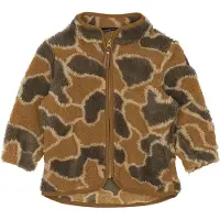 Mikk-Line - Kid's Teddy Cardigan - Forro polar size 128, marrón