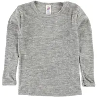 Engel - Kids' Undershirt L/S - Ropa interior merino size 104, gris