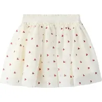 Name it Falda 'NMFBEROSS' rojo oscuro / blanco