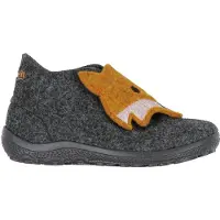Superfit Zapatillas de casa 'HAPPY OCTI' gris oscuro / naranja / blanco