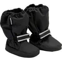 Mikk-Line - Kid's Nylon Footies with Reinforcement - Cubrezapatillas size 80, negro