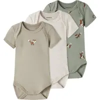 Name it Pijama entero/body beige / marrón / taupe / jade