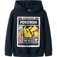 Name it Sudadera 'NKMDU POKEMON' marino / amarillo / lila / blanco