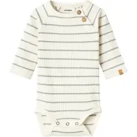 Lil´ Atelier Pijama entero/body 'NBMKAIL' gris / offwhite
