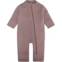 Mikk-Line - Wool Baby Suit - Mono size 74, fucsia/marrón