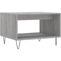 Syfax Mesa de centro madera de ingeniería gris Sonoma 60x50x40 cm