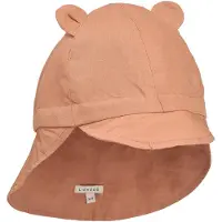Liewood - Kid's Gorm Linen Sun Hat with Ears - Gorra size 49-51 cm - 1-2 Years, naranja