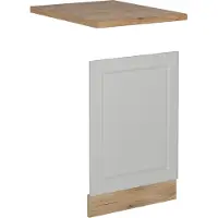 Vicco Panel frontal R-Line Blanco casa de campo 45 cm , ET Roble, Model 53990