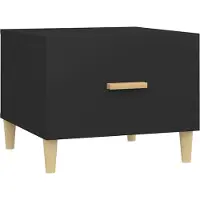 Syfax Mesa de centro madera contrachapada 50x50x40 cm